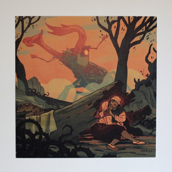 Bajo el árbol putrefacto - Print